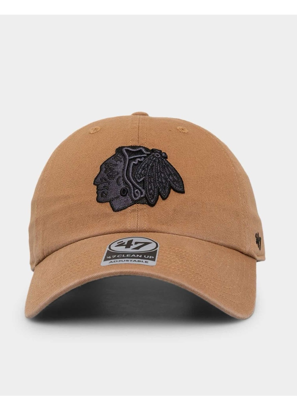 Chicago Blackhawks '47 Clean Up Hat in Camel
